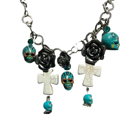 Day of the Dead Necklace - Picture 1 of 2